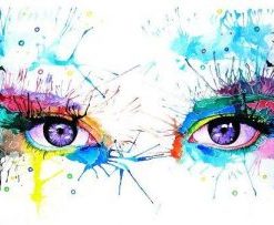 Abstract Eyes Paint By Number