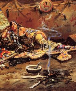 American Indian Woman Paint By Numbers