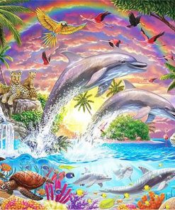 Tropical Animals Paint By Numbers