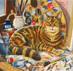 Artist Cat Paint By Number