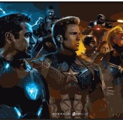 Avengers End Of Game Paint By Number