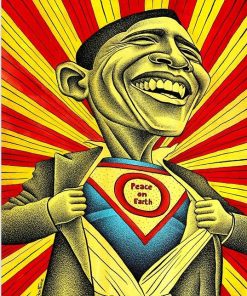 Barack Obama Hero Paint By Numbers