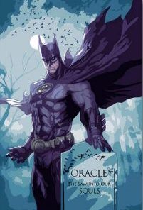 Batman At Cemetery Paint By Number