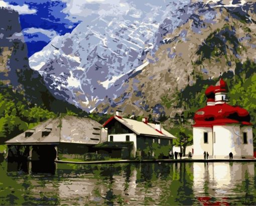 Berchtesgaden National Park paint by numbers