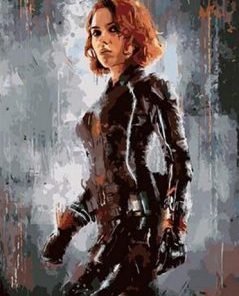 Black Widow Paint By Number