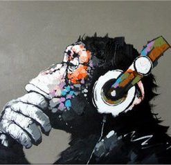 Colorful Monkey Paint By Number