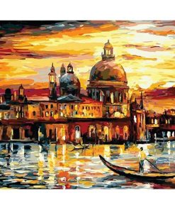 Golden Night Venice paint by numbers