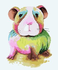 Guinea Pig paint by numbers