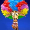 Giraffe Colorful Hair NEW Paint By Numbers