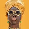 Stylish African Woman NEW Paint By Numbers