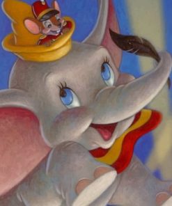 Happy Dumbo paint by numbers