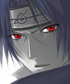 Cool Itachi Uchiha paint by numbers