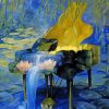 Waterfall Piano paint by numbers