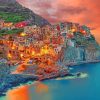 Cinque Terre Italy paint by number