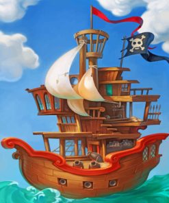 pirate-ship-paint-by-numbers