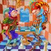 Chess Players Art Paint by numbers