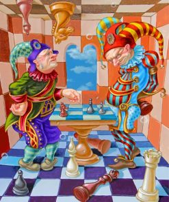 Chess Players Art Paint by numbers