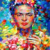 Colorful Frida Art Paint by numbers