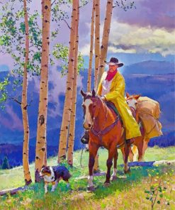 Western Cowboy Paint by numbers