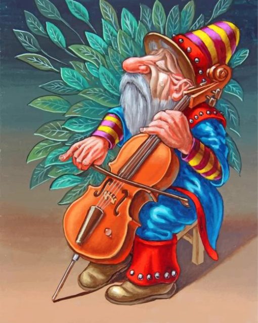 musician-dwarf-paint-by-numbers