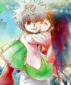 Killua-Zoldyck-and-Alluka-Zoldyck-paint-by-numbers