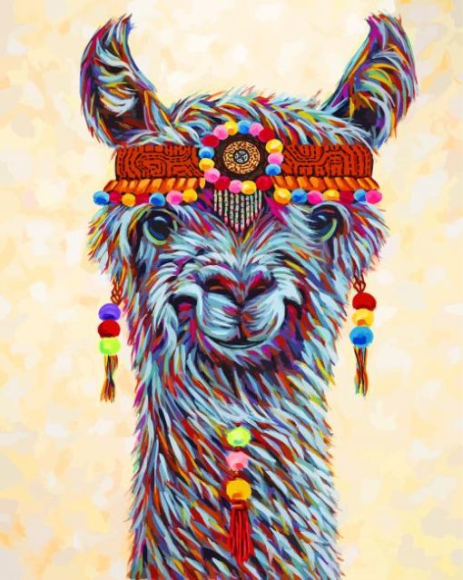 hippie-lama-paint-by-number