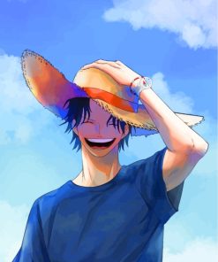 Luffy One Piece Paint by numbers