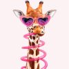 Stylish Giraffe Paint by numbers