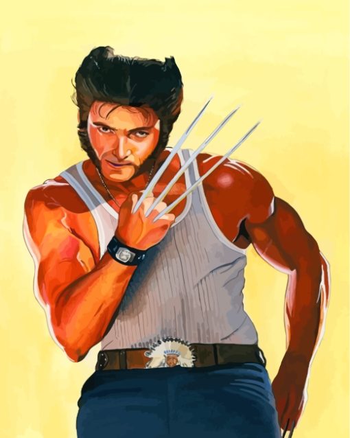 Wolverine Marvel Paint by numbers