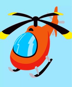 orange-helicopter-paint-by-numbers