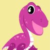 urple-dinosaur-paint-by-numbers