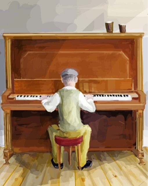 Piano Player Paint by numbers