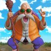 Roshi Dragon Ball Z Paint by numbers