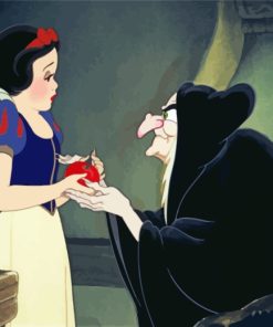 Snow White And The Evil Queen Paint by numbers