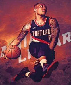 Damian Lillard Paint by numbers