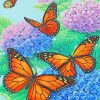 monarch-butterflies-and-blue-flowers-paint-by-number