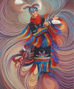 native-american-man-paint-by-numbers