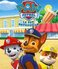 Paw Patrol Paint by numbers