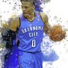 Russell Westbrook Art Paint by numbers