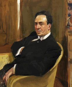 Antonio Machado Y Ruiz By Sorolla Paint By Number