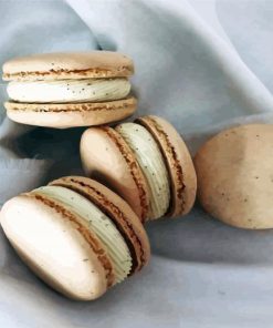 Beige Macarons Paint By Number