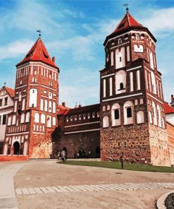 Belarus Mir Castle Complex Paint By Number