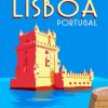 Belem Tower Portugal Poster Paint By Number