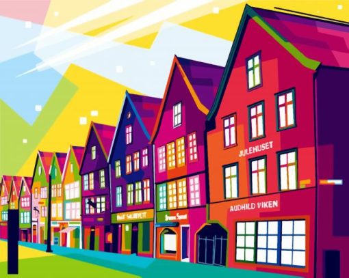 Bergen Pop Art Paint by Number