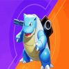 Blastoise Pokemon Unite Online Game paint by number