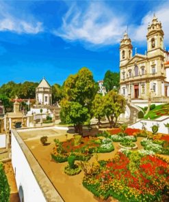 Bom Jesus Do Monte Braga Paint by Number