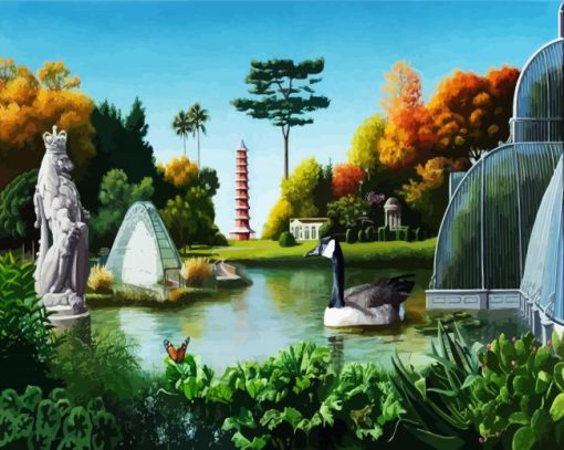 Botanical Garden Art Paint by Number