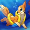 Buizel Swimming Paint By Number