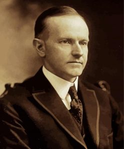 Calvin Coolidge paint by number