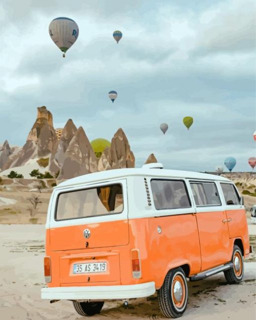 Campervan In Cappadocia Paint By Number